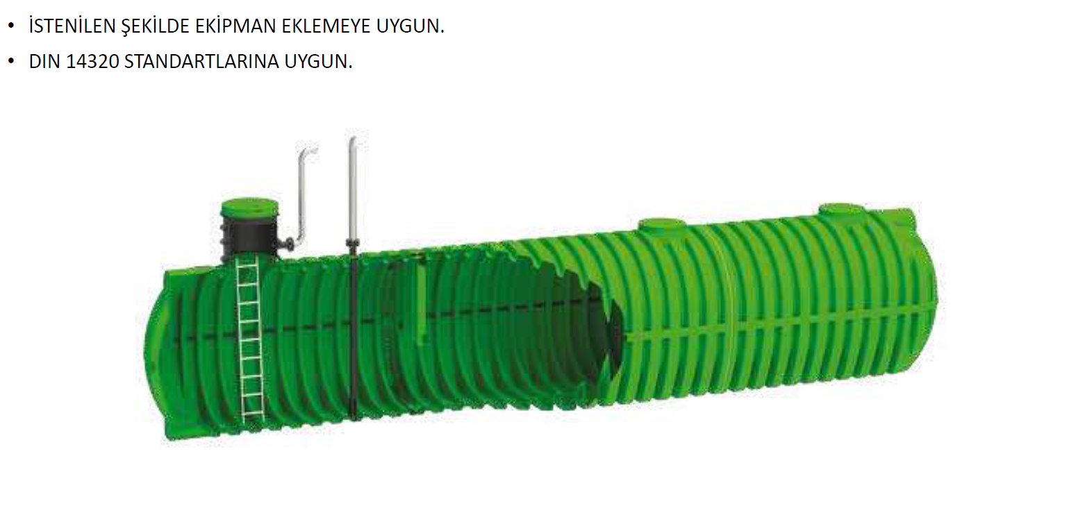 HDPE (Yüksek Yoğunluklu Polietilen) su tank4